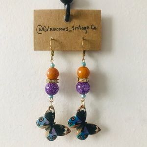 Caligo Butterfly Earrings